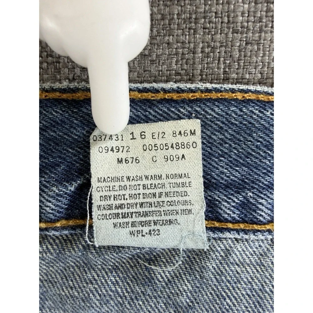 Levi's 505 Vintage 90s Made In Canada Jeans‎ Men's Fits 40x31 (Tag 42x32) Blue